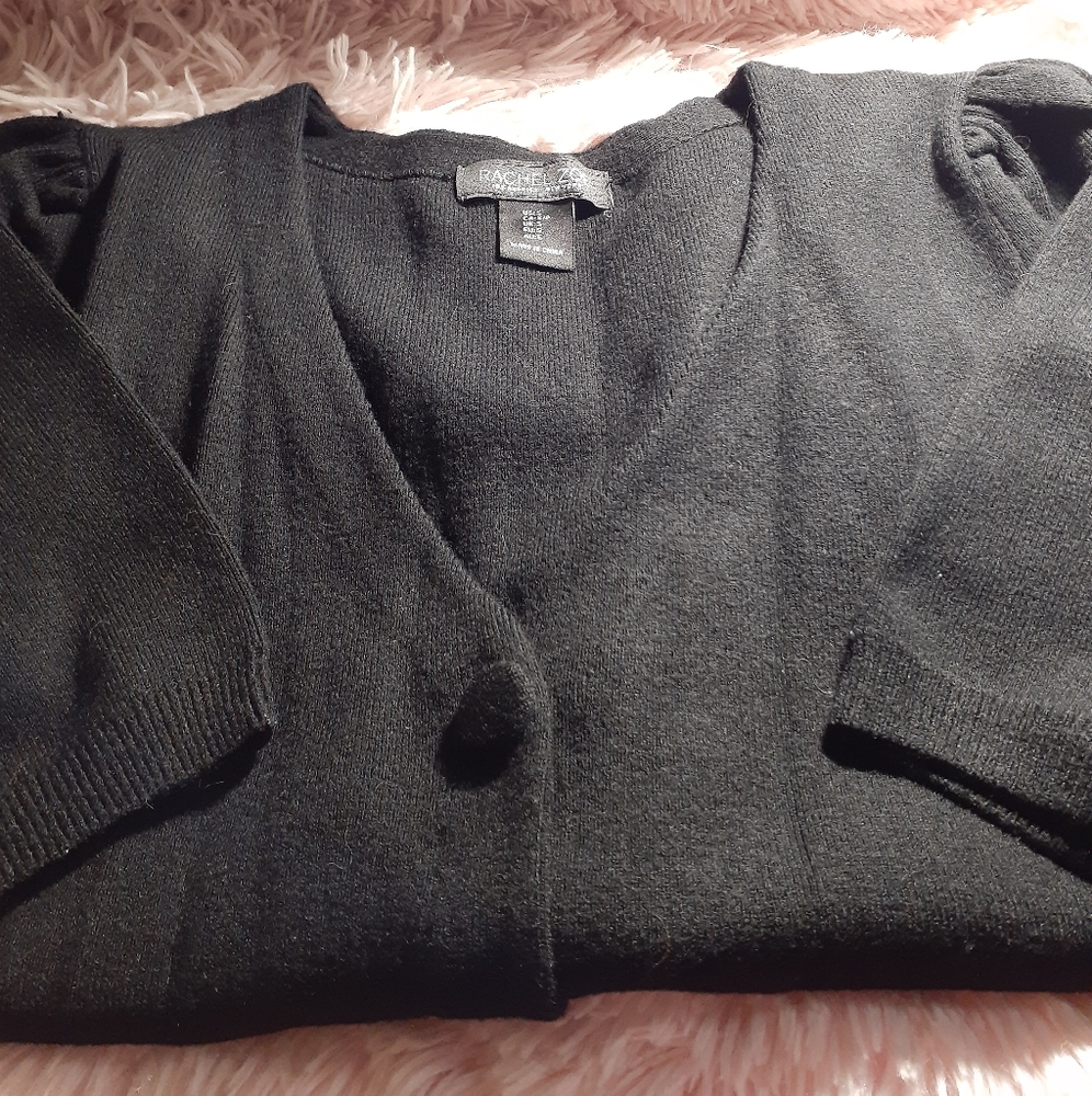 ❤ Black short sleeve mini sweater